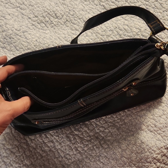 Black leather purse - Picture 4 of 5